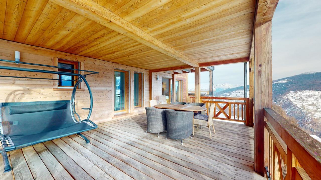 Etoiles Des Neiges Luxe & Jacuzzi Chalet 12 Pers By Alpvision Residences Heremence Exterior photo