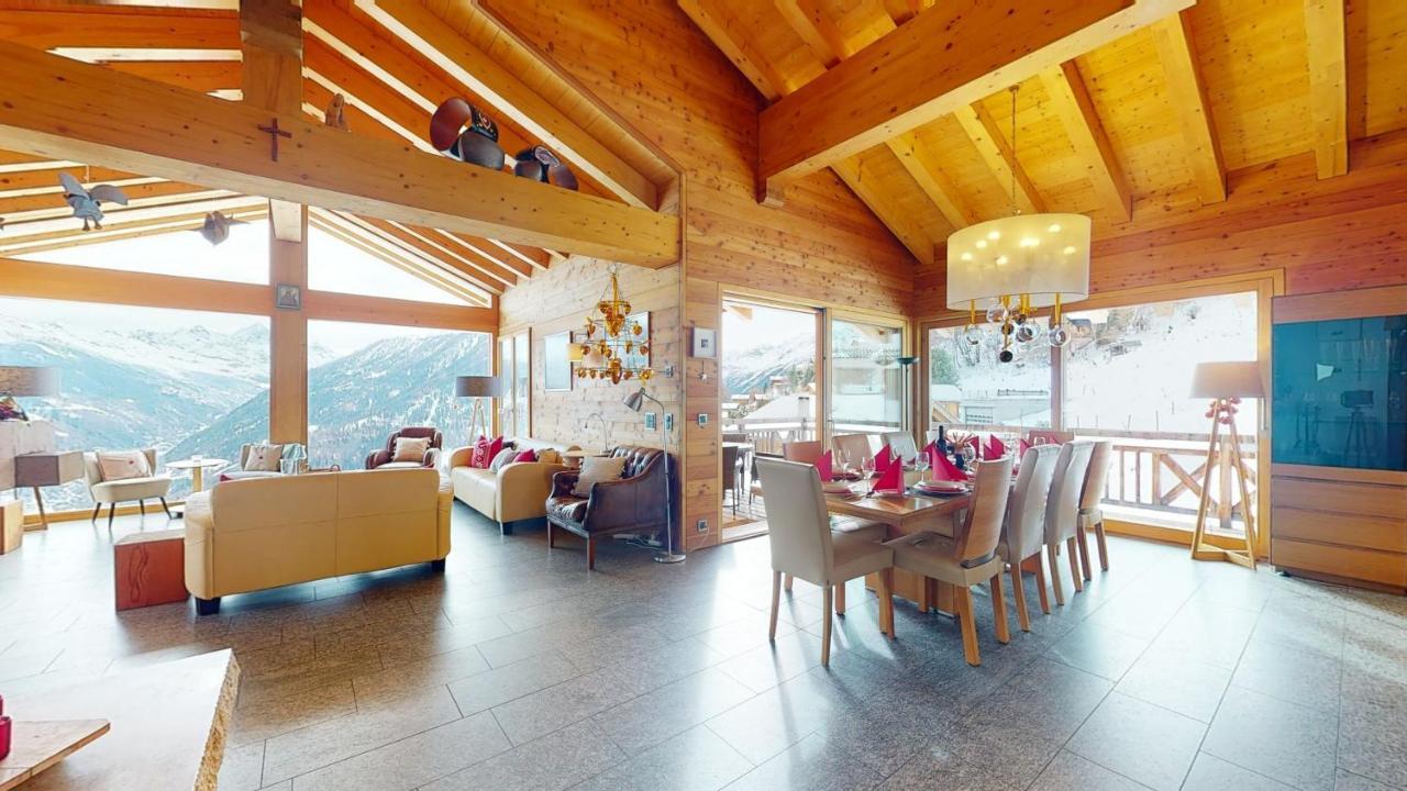 Etoiles Des Neiges Luxe & Jacuzzi Chalet 12 Pers By Alpvision Residences Heremence Exterior photo